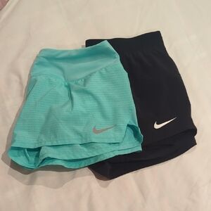 Nike Teal and Black Skort Duo